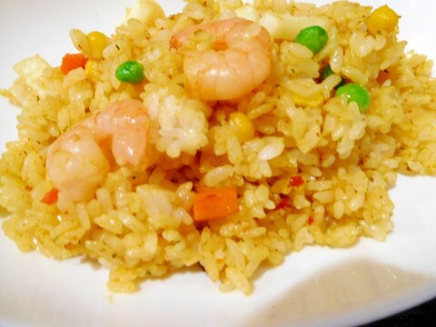 シーフードカレーピラフ